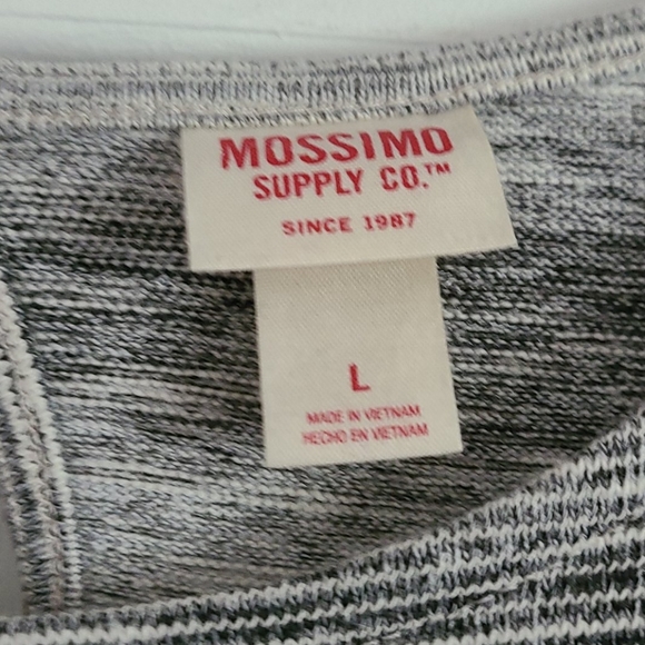 Variegated Gray Tunic Top - Picture 3 of 4